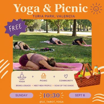 Cover Image for Free Community Yoga & Picnic in Turia Park π΄