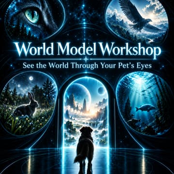 Cover Image for World Model Workshop: See the World Through Your Pet’s Eyes