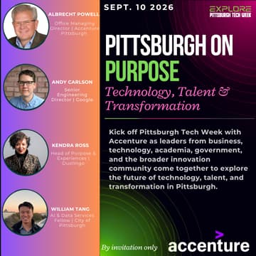 Cover Image for Pittsburgh on Purpose: Technology, Talent & Transformation