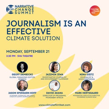 Cover Image for Journalism is an Effective Climate Solution