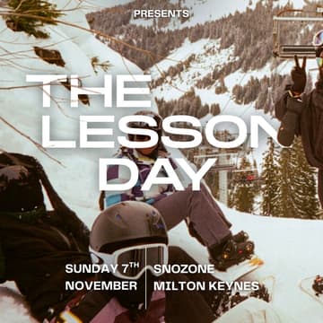 Cover Image for The Lesson Day with Shred.Eat.Sleep. At Snozone Milton Keynes