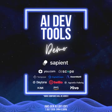 Cover Image for AI Dev Tool Demo Night @ AWS Builder Loft (#5th Edition)