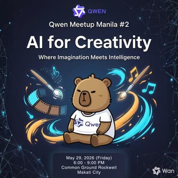 Cover Image for Qwen Meetup Manila #2: AI for Creativity