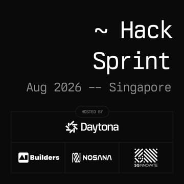 Cover Image for Daytona HackSprint Singapore - August, 2026