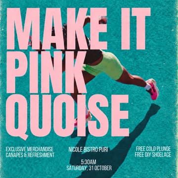 Cover Image for Radius x Curios x : Pinkquoise Run