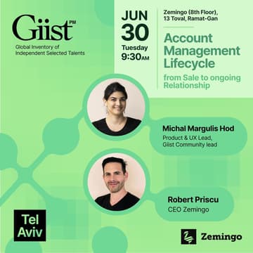 Cover Image for Giist TLV: Account Management Lifecycle – From Sale to Ongoing Relationship