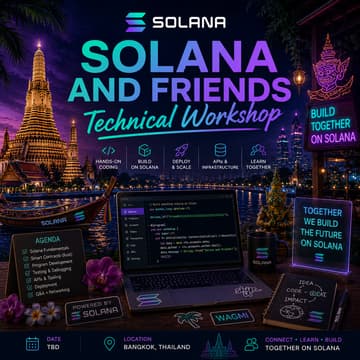 Cover Image for Solana Technical Workshop. Building on Seeker