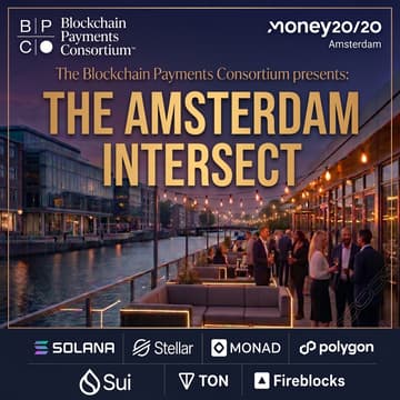 Cover Image for The Amsterdam Intersect @ Money 20/20 EU || Hosted by Solana, Stellar, Fireblocks, Polygon, TON, Monad, Mysten Labs