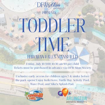 Cover Image for Toddler Time at Hawaiian Falls Mansfield