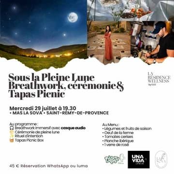 Cover Image for Full Moon Breathwork & Picnic en Provence