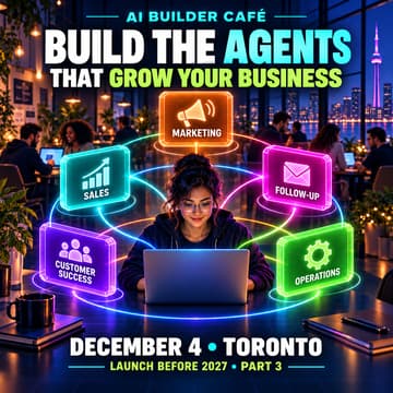 Cover Image for AI Builder Café: Build Your AI Revenue & Operations Team