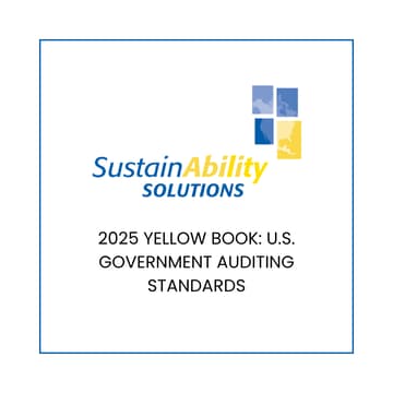 Cover Image for 2025 Yellow Book: U.S. Governmental Auditing Standards