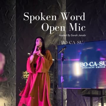 Cover Image for Spoken Word Open Mic | Bocasu | 23rd September