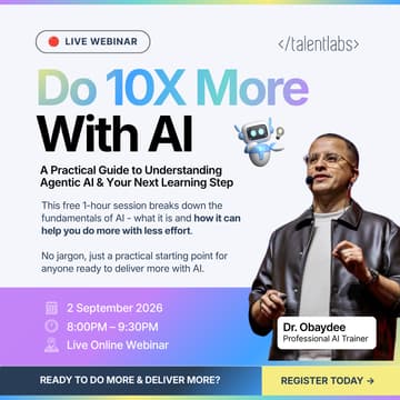 Cover Image for Do 10X More With AI: Hands-On Workshop