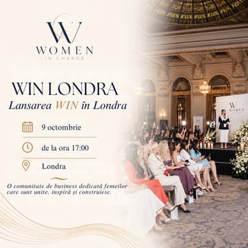 Cover Image for Save the date. - 09 Octombrie- Prima întâlnire WIN din Londra