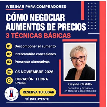 Cover Image for Cómo negociar aumentos de precios: 3 técnicas básicas para compradores