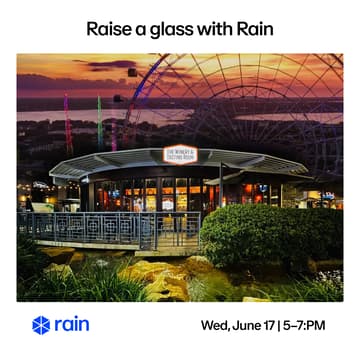 Cover Image for Raise a Glass with Rain at Icon Park