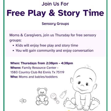 Cover Image for Free Play & Story Time Sensory Groups