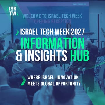 Cover Image for Israel Tech Week 2027 – Information Hub