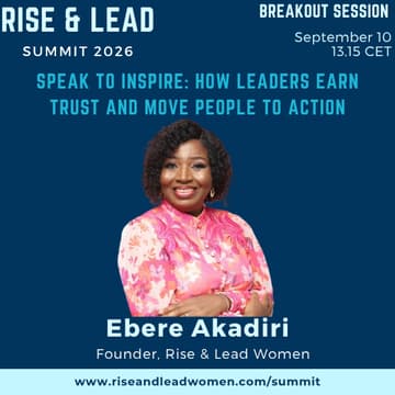 Cover Image for Speak to Inspire: How Leaders Earn Trust and Move People to Action in the Age of AI