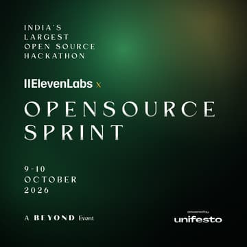 Cover Image for Open Source Sprint - Hyderabad's Largest Open Source Hackathon