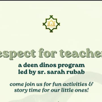 Cover Image for Deen Dinos: Respect For Teachers