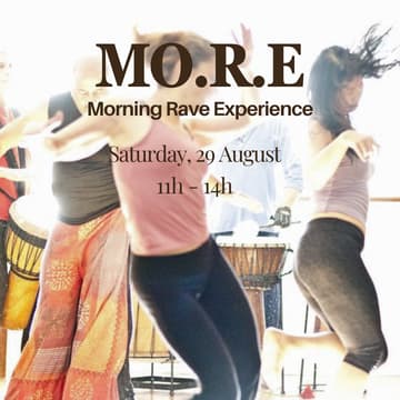 Cover Image for MO.R.E. – Morning Rave Experience: YOGA + Cacao + Dance