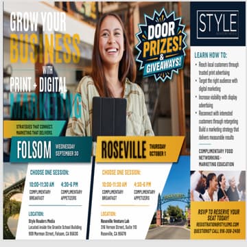 Cover Image for Grow Business with Print + Digital Marketing 10:00am - 12:00pm