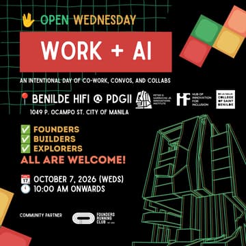 Cover Image for Open Wednesday: WORK + AI @ Benilde HiFi