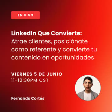 Cover Image for LinkedIn Que Convierte: Atrae clientes, posiciónate como referente y convierte tu perfil en oportunidades de negocio
