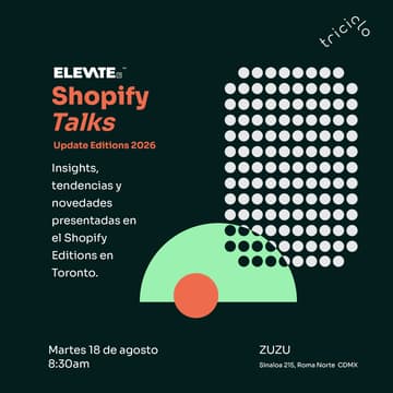 Cover Image for ELEVATE Shopify Talks | Update Editions 2026