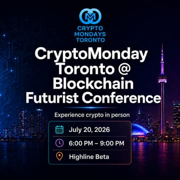 Cover Image for CryptoMonday Toronto @ Blockchain Futurist Conference