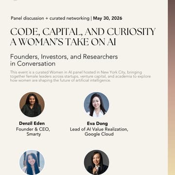 Cover Image for [OFFICIAL] Bonjour Girls NYC - Code, Capital, and Curiosity: A Woman's Take on AI
