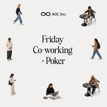 Cover Image for Friday Build & Bluff: Co-working + Poker at AGI, Inc.