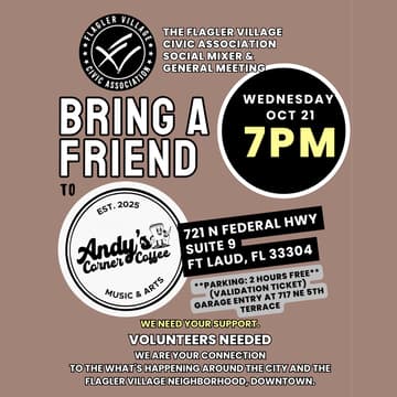 Cover Image for Flagler Village Civic Meeting