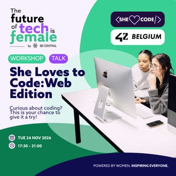 Cover Image for 42 Belgium - She Loves to Code: Web Edition