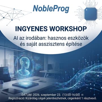 Cover Image for AI az irodában: hasznos eszközök és saját asszisztens építése