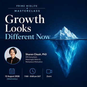 Cover Image for Prime Midlife Masterclass: Growth Looks Different Now