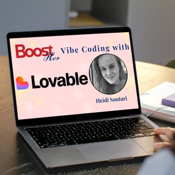 Cover Image for Vibe Coding w/ Heidi Suutari + Lovable!