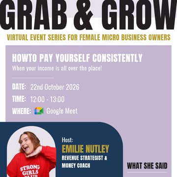 Cover Image for Grab & Grow | How to Pay Yourself Consistently