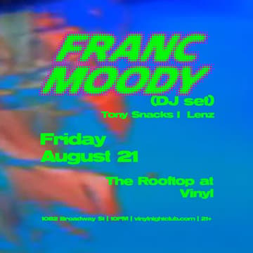Cover Image for Franc Moody + LENZ @ Club Vinyl