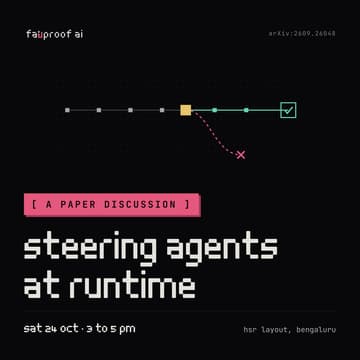 Cover Image for Paper Discussion: Steering Agents at Runtime
