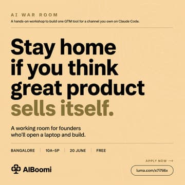Cover Image for AI War Room: GTM for AI-Native Companies (Rebuild Your Go-To-Market, LIVE)