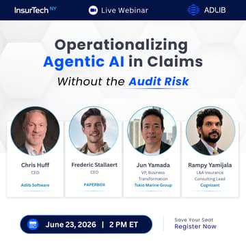 Cover Image for Operationalizing Agentic AI in Claims Without the Audit Risk