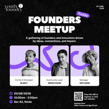 Cover Image for Founders Meetup {Noida}