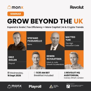 Cover Image for Grow Beyond the UK — A Monx x Revolut Seminar