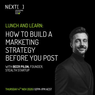 Cover Image for NEXT [Lunch and Learn] How to Build a Marketing Strategy Before You Post