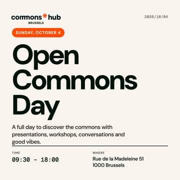 Cover Image for Commons Hub OPEN DAY