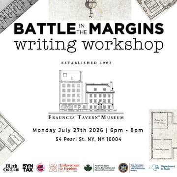 Cover Image for Fraunces Tavern Museum Writing Workshop
