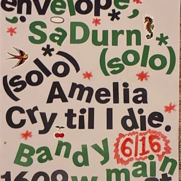 Cover Image for Sadurn (solo), Amelia Cry Till I Die, Bandy